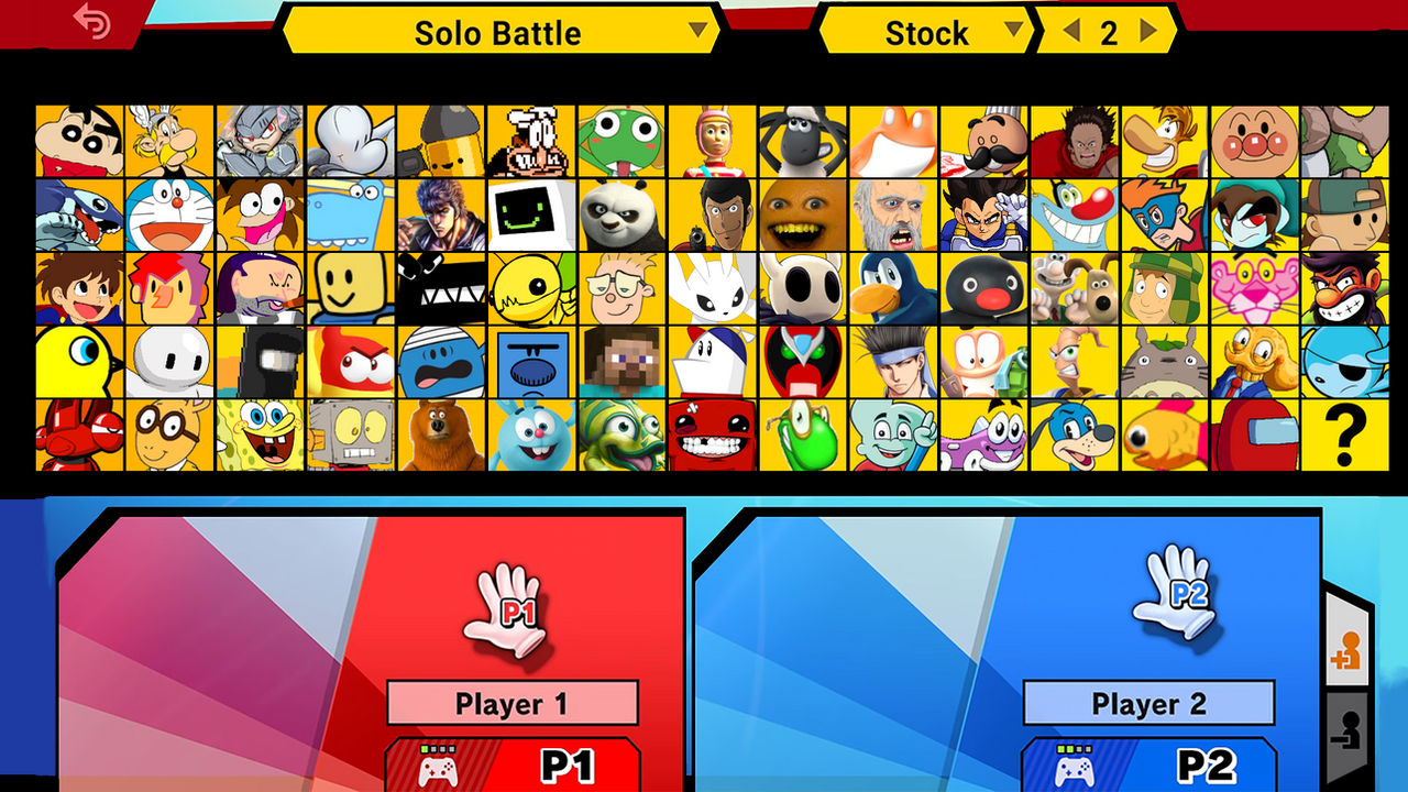 Cartoon Fighters Deviantart Roster Super Lite Bros Crossover Fighters Roster by KahfiFrds on DeviantArt
