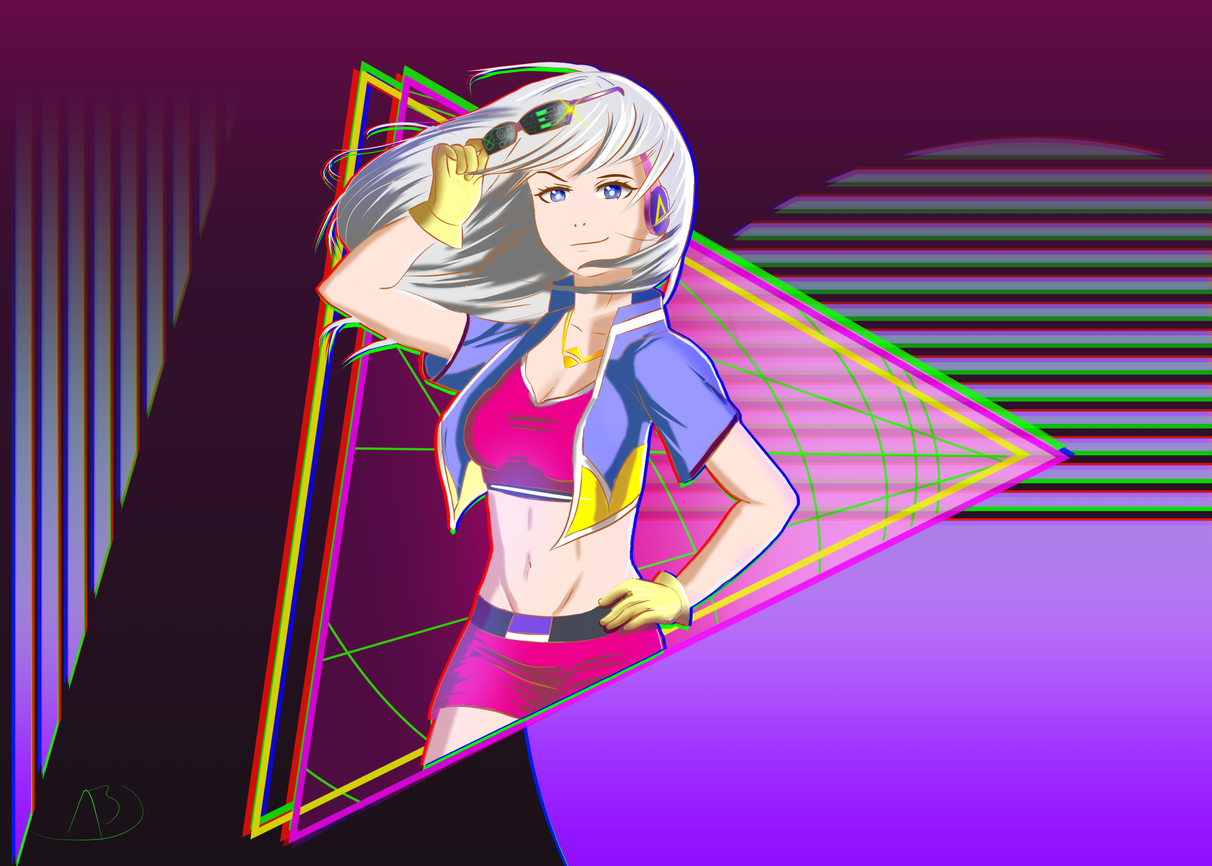 Retro in the Future + Timelapse by abysan