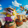 Wario Land Render: Rice Beach 3D