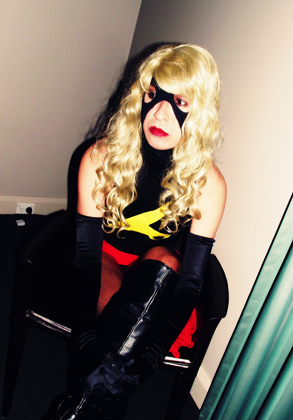 Ms Marvel Cosplay - Taking a break...