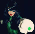 Green Lantern Cosplay - darkest night by ozbattlechick