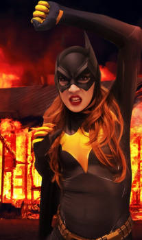 Batgirl Cosplay - Flames