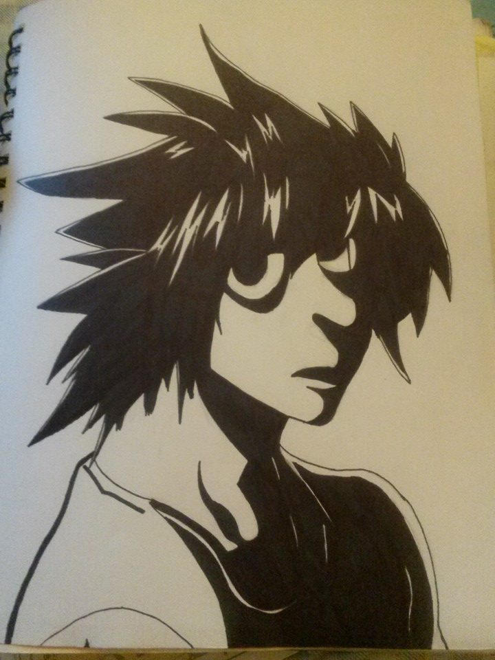 Death Note ~L, Lawliet by reepett on DeviantArt