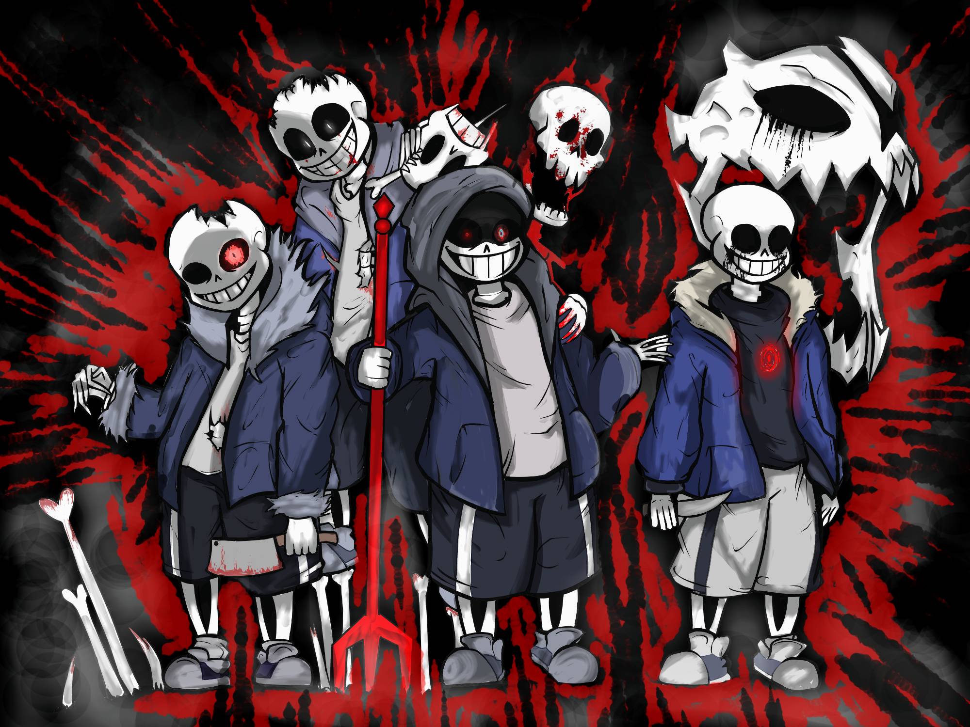 Multiversal Time Trio Murder Time Trio! by Mayonessaa on DeviantArt