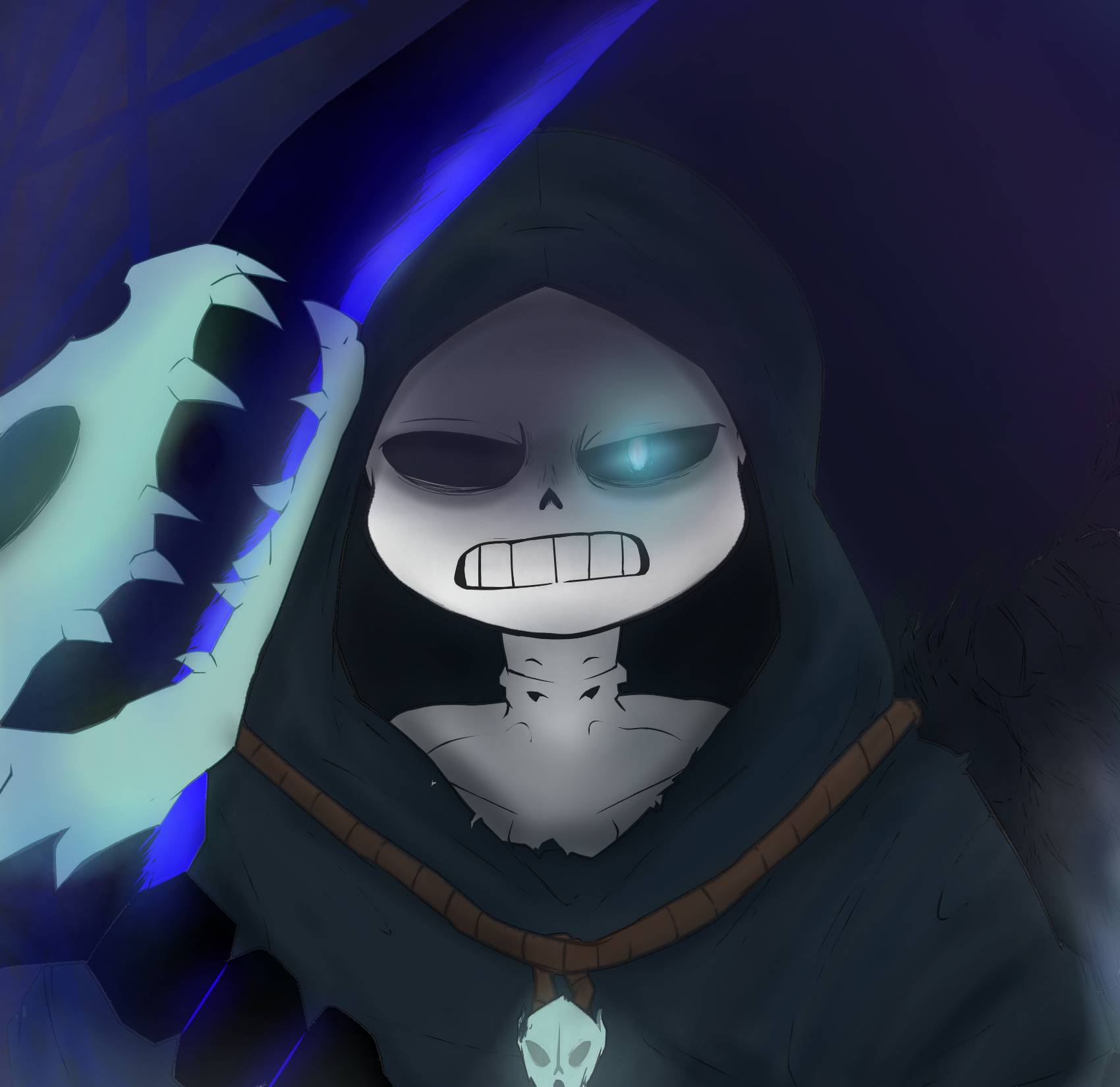 Reaper Sans Human by MonicaNK on DeviantArt