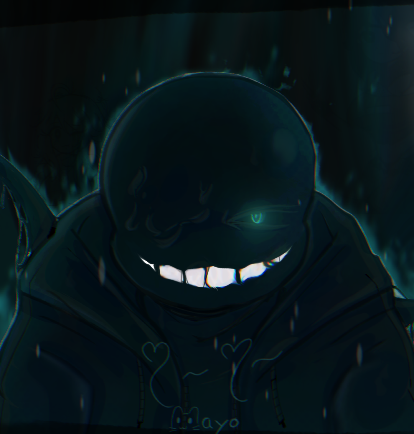 Nightmare Sans by Mayonessaa on DeviantArt