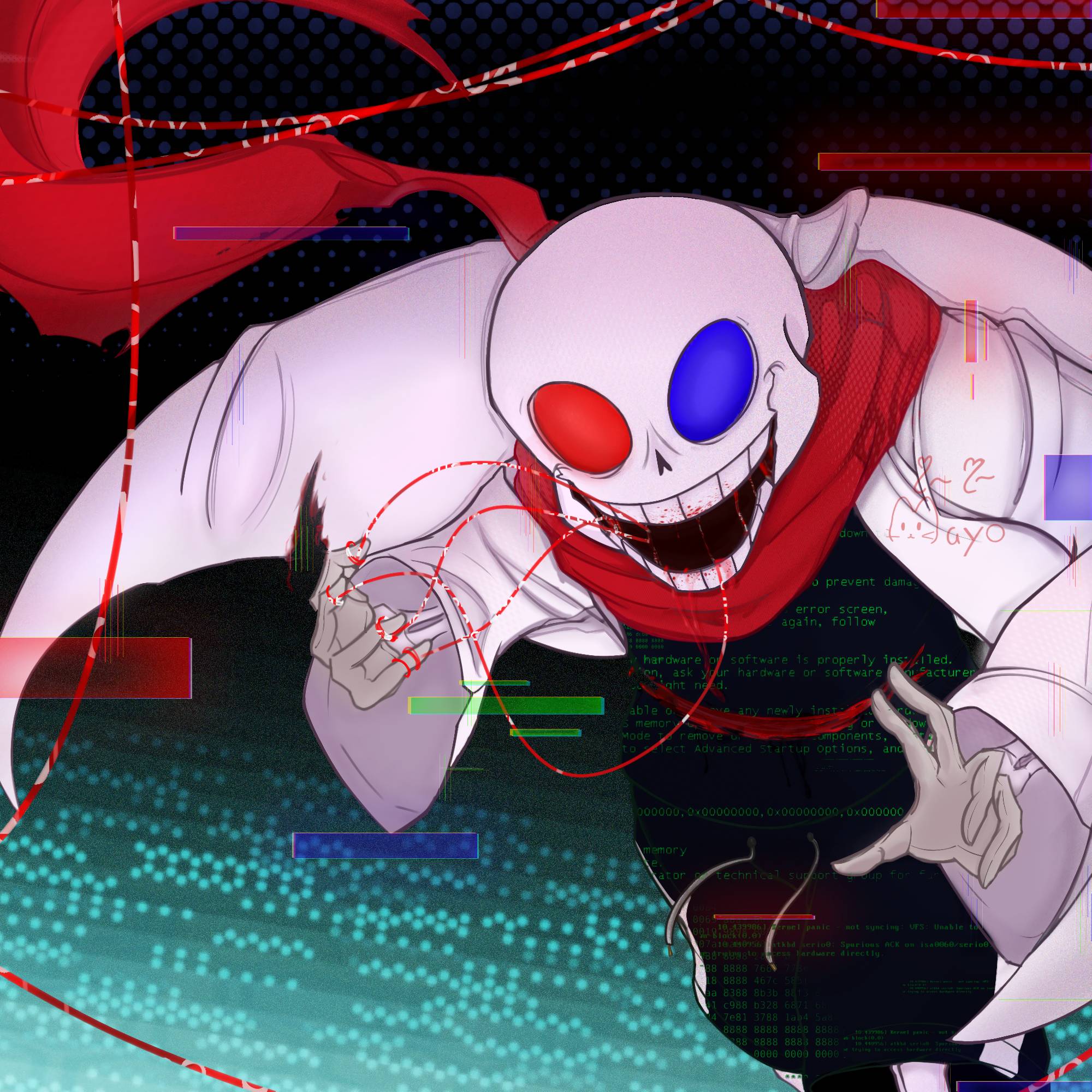 Dusttale Sans by Crudaka on DeviantArt