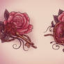 Lock and key tattoo design