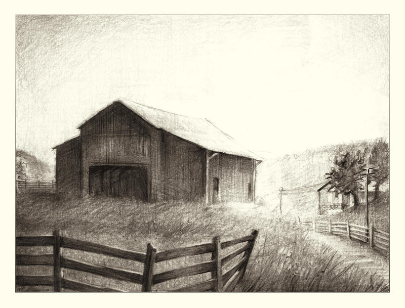 Barn and Shed by auxeru
