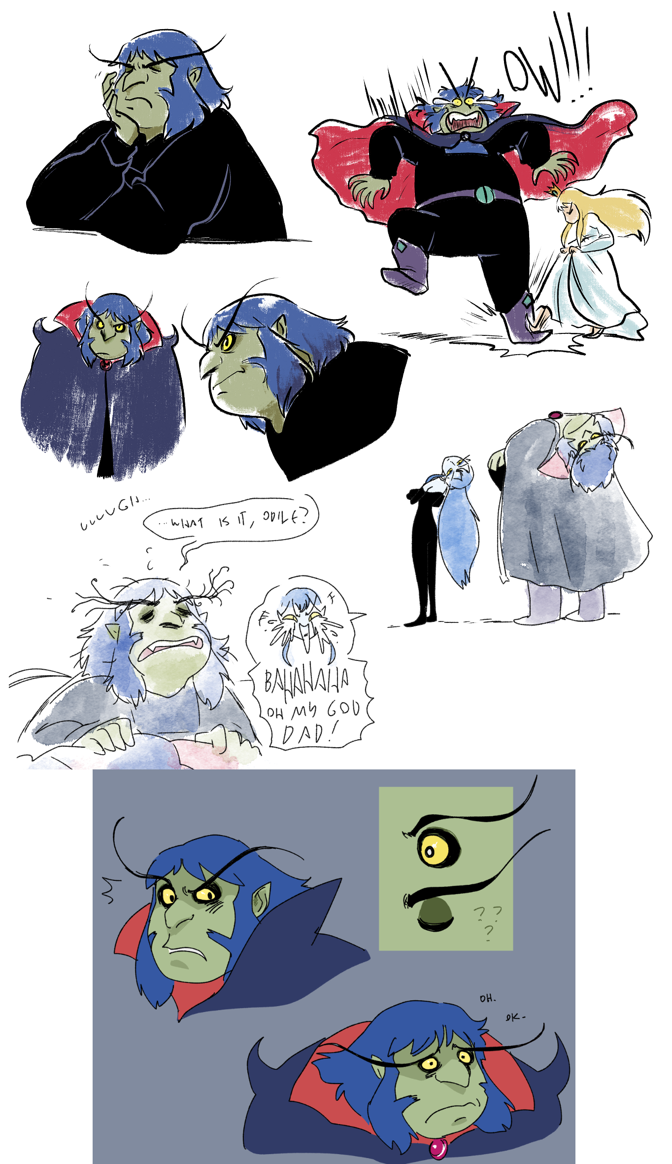 rothbart doodles by Spoonfayse on DeviantArt