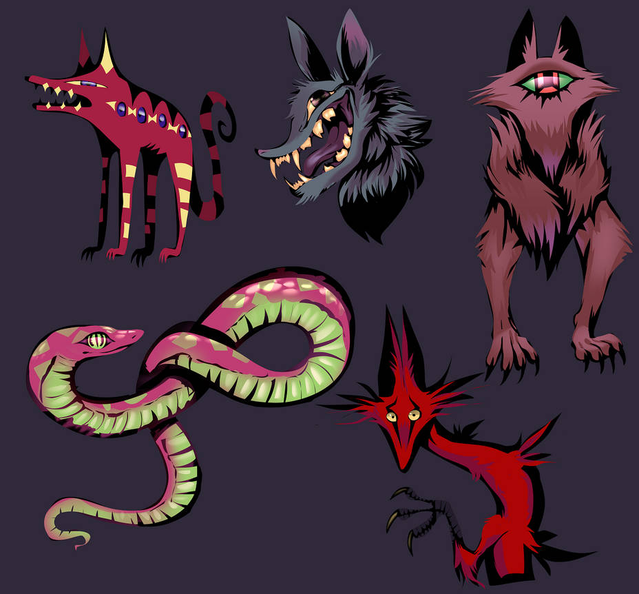 creatures by Spoonfayse on DeviantArt