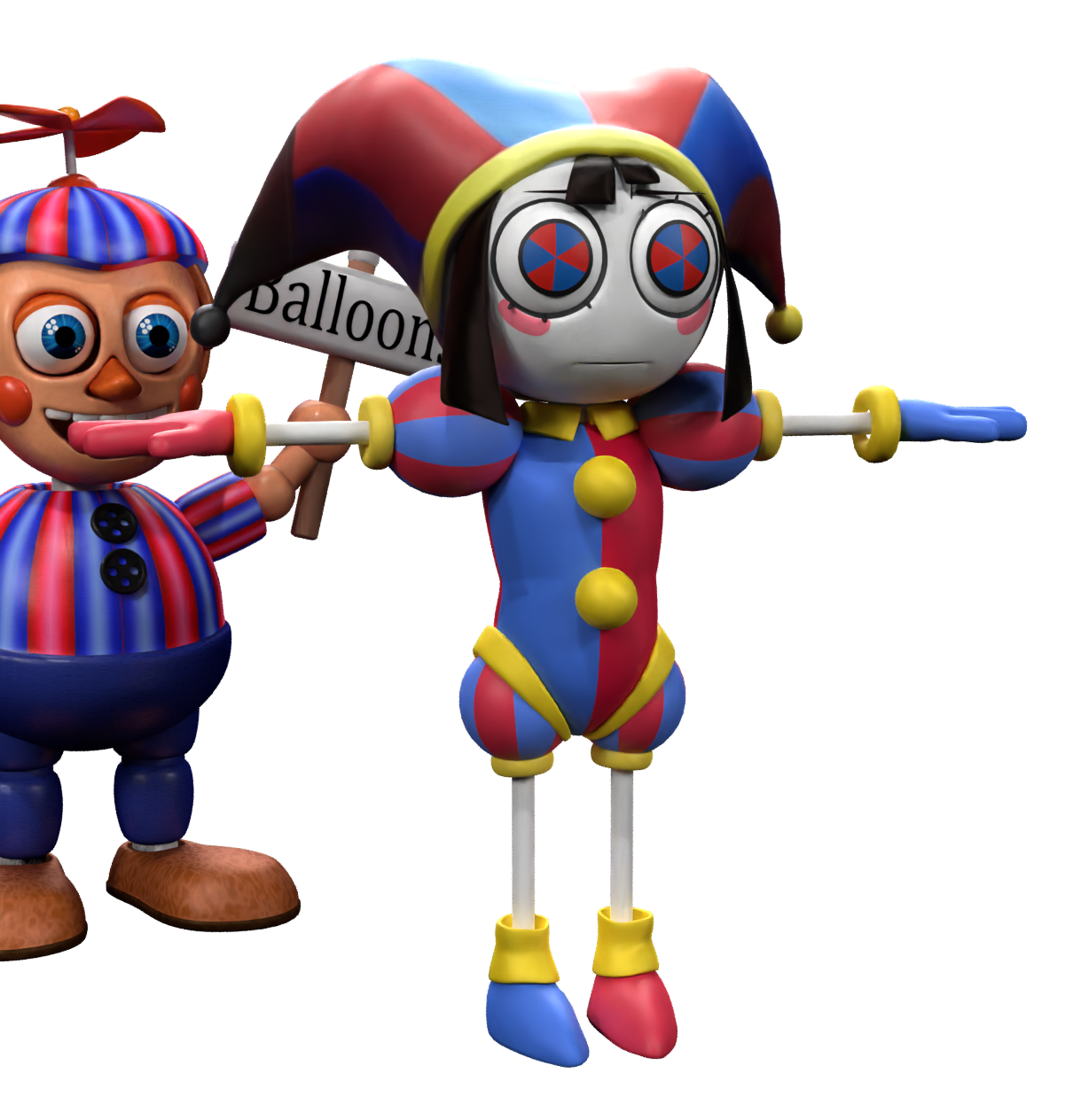 other model of Pomni by itsme2020 on DeviantArt