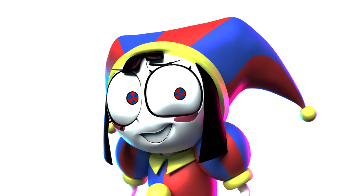 Pomni model prototype by itsme2020 on DeviantArt