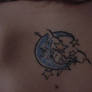 moon and stars tattoo
