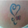 a heart and butterfly
