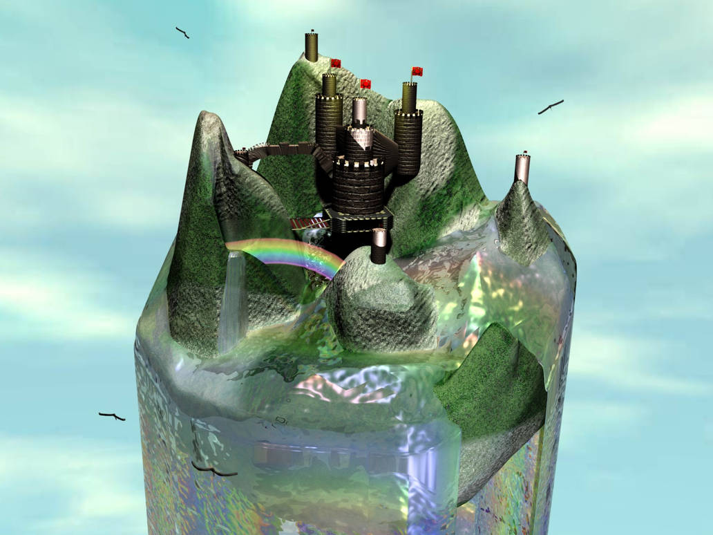 floating island thingy by Robin-Jubber on DeviantArt