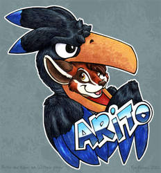 Fursuit Badge - Arito