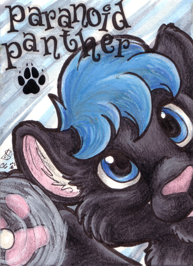 Badge - Paranoid Panther