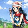 Dawn, Ice Cream, Piplup