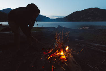 Kayaking to Gambier Island