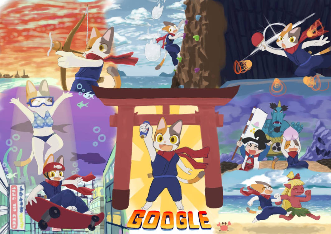 Doodle Champion Island Games (July 24) Doodle - Google Doodles
