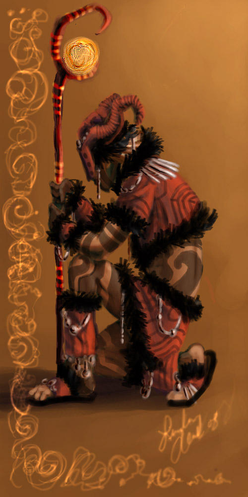 Guild Wars Ritualist Staff The Ritualist -Guild Wars- by Mudora on DeviantArt