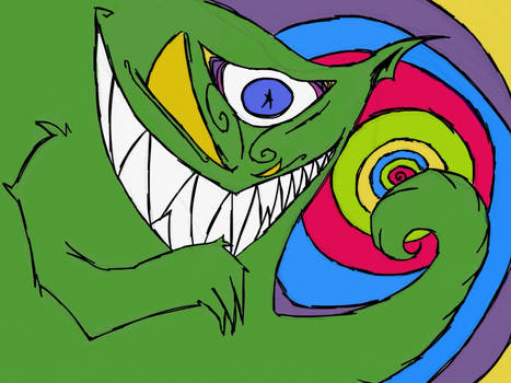 Fan art for Feed Me's psychedelic journey