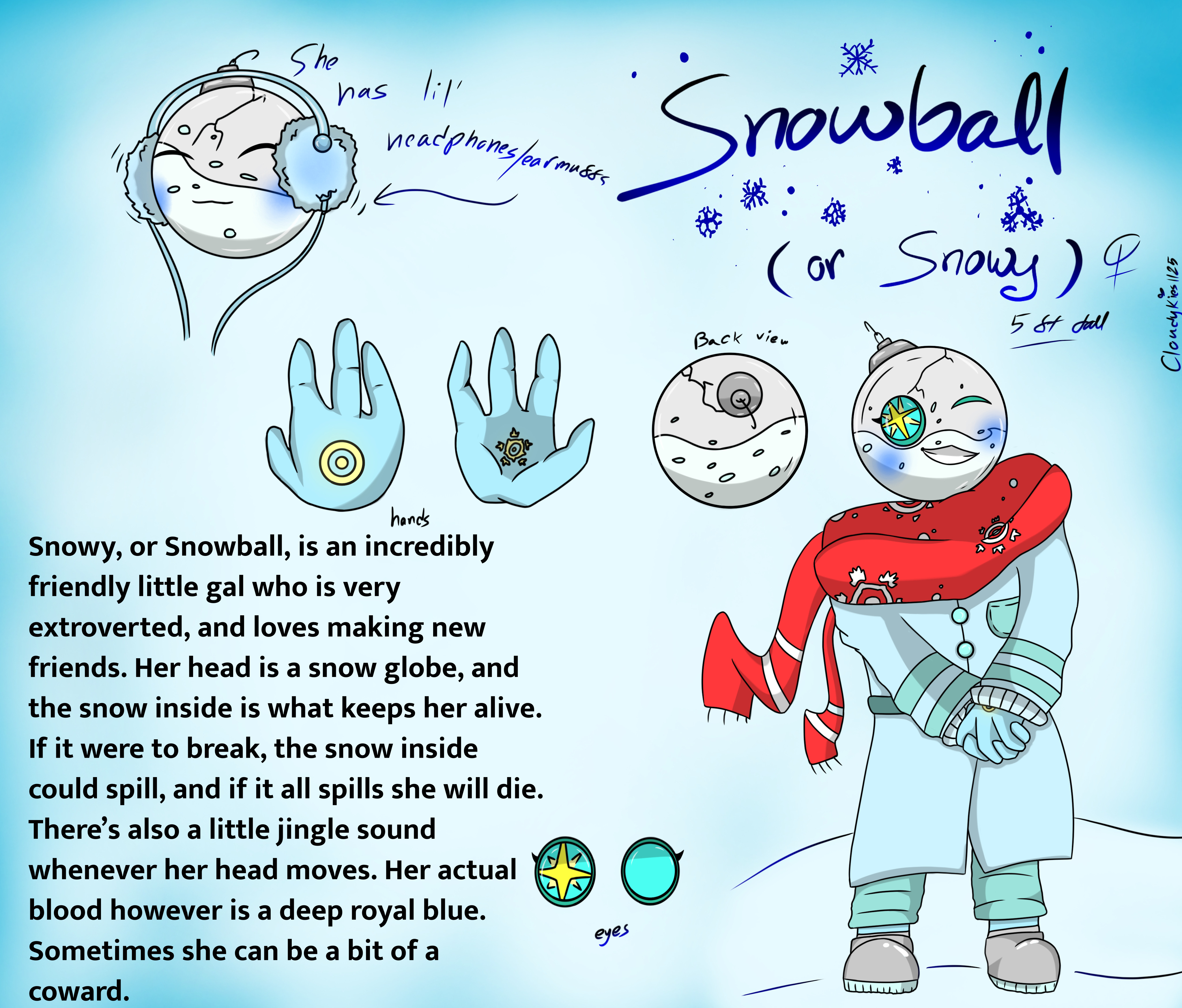 Snowball ref by CloudySkies1125 on DeviantArt