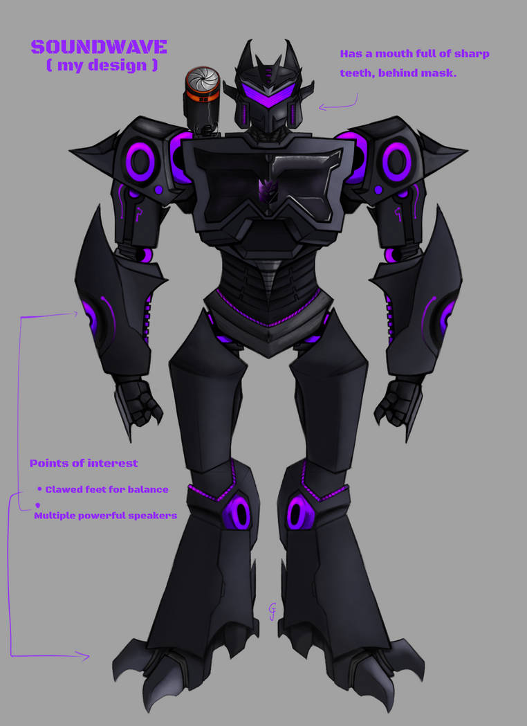 Soundwave ( my design ) by CloudySkies1125 on DeviantArt