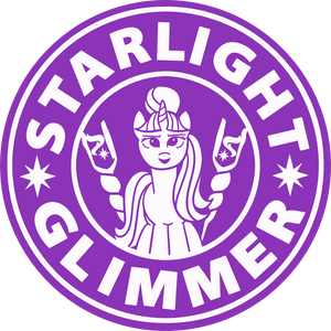 Starlight Glimmer Coffee - Starbucks logo parody