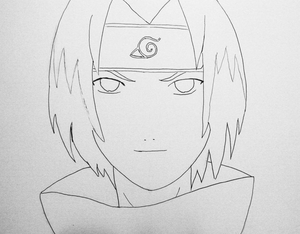 Sasuke Line Trace Sasuke Line Art by negative-creeq-art on DeviantArt