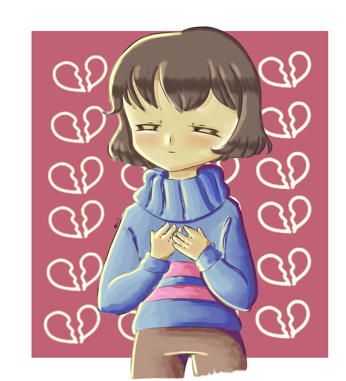 Debug Frisk Frisk Doodle by DragonMasterVs on DeviantArt
