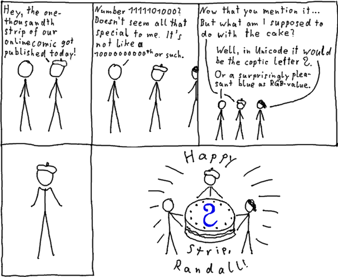 Happy 1000th xkcd