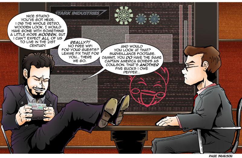 TDS/TCR Avengers Comic: Tony Stark