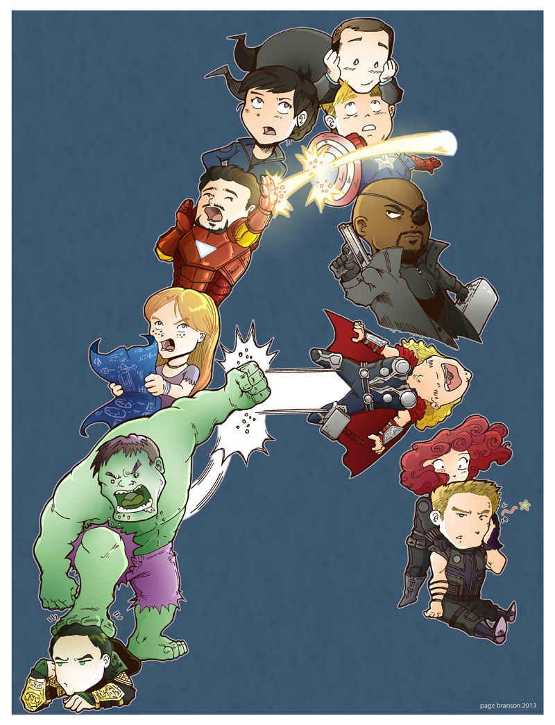 'A' is for Avengers by Saturn-Kitty on DeviantArt