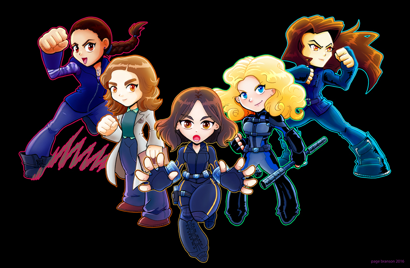 SHIELD Lady Chibis