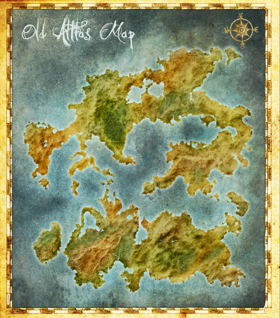 Atlas Map Try-out by Djekspek on DeviantArt