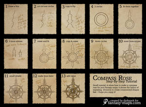 Fantasy Map Tutorial - Compass Rose