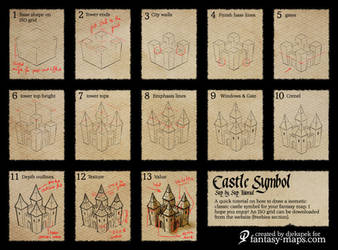 Fantasy Map Tutorial - Castle Symbol