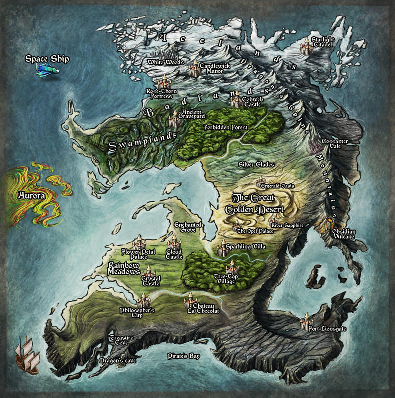 Deepwoken DnD: Depths of Paradise Map by NickMcNate on DeviantArt