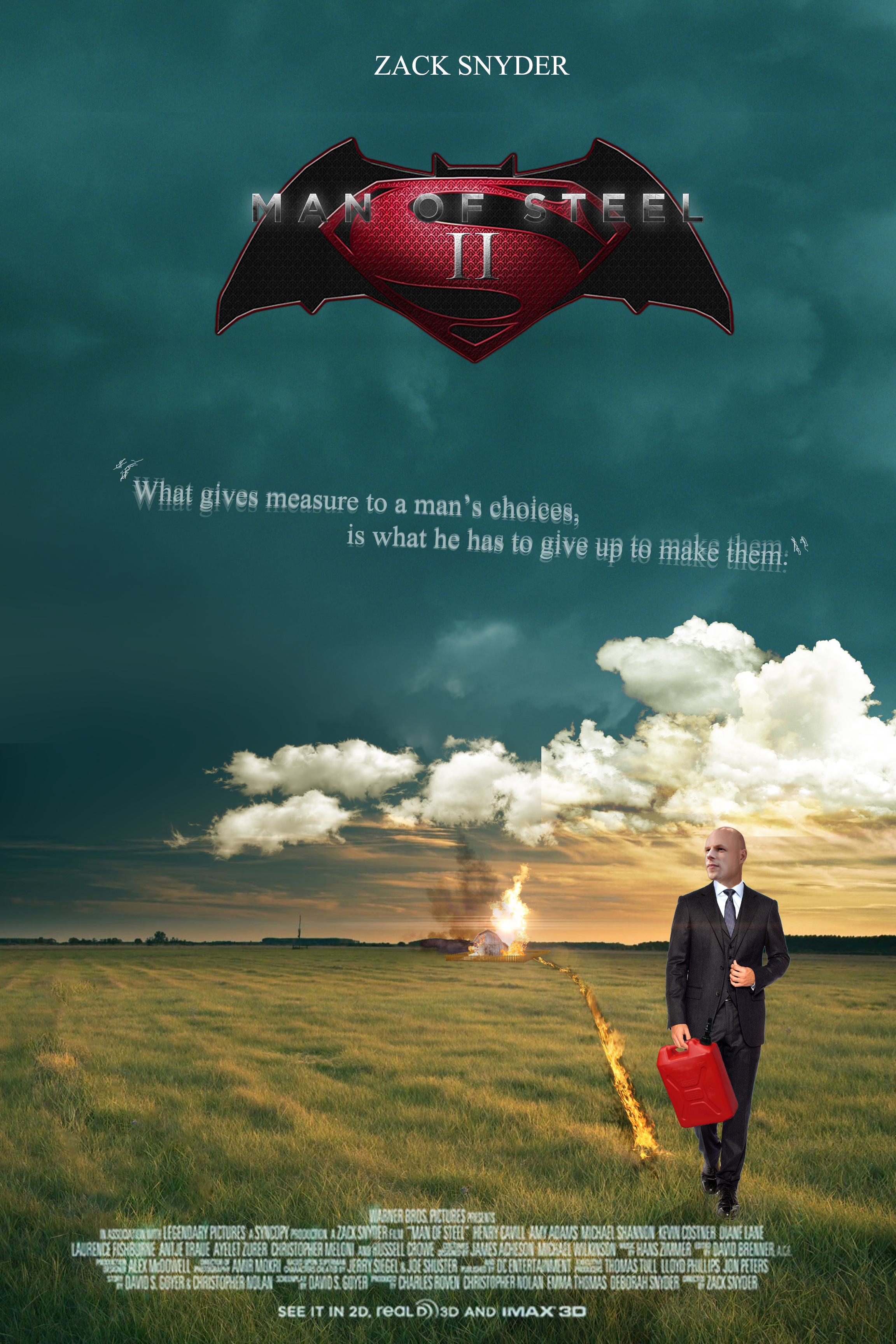 Man of Steel 2 (Batman vs Superman) | Movie Poster