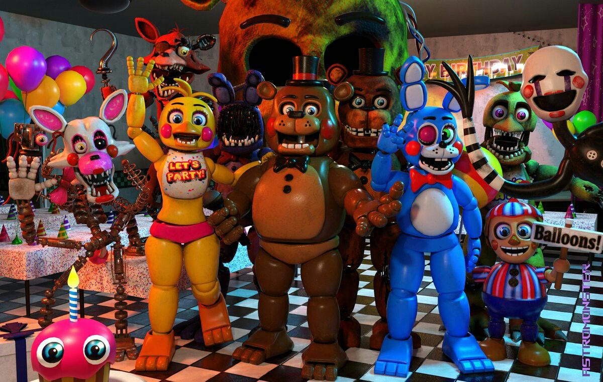 FNAF SFM The Fnaf World 2 Gang by KingPhantom23 on DeviantArt