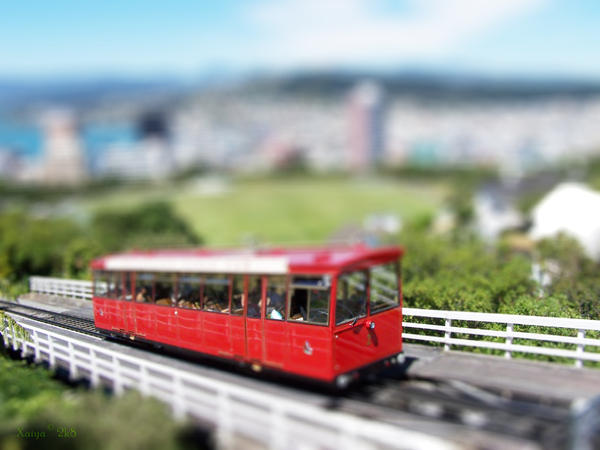 wellington - fake tilt shift