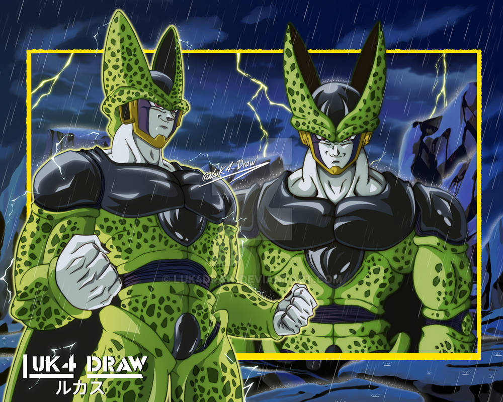 Perfect Cell Poster Illustration by luk4draw on DeviantArt