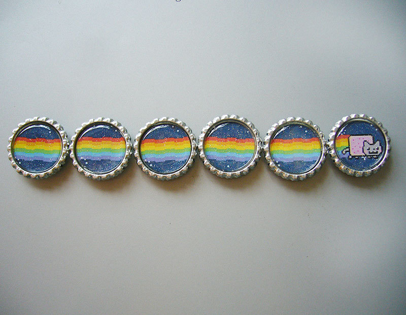 Nyan Cat Magnet Set