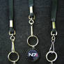 Mass Effect N7 Renegade Paragon Lanyards