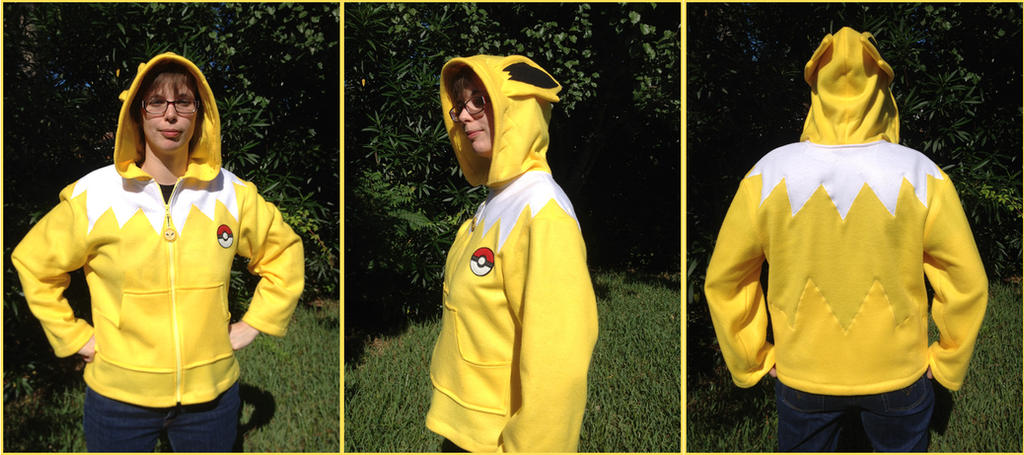 Jolteon Cosplay Jacket Hoodie Pokemon Eeveelution