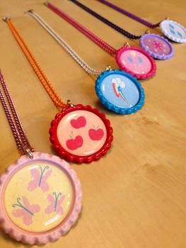 My Little Pony Mane 6 Necklace Set - Revised