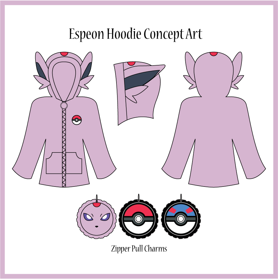 Espeon Hoodie Concept