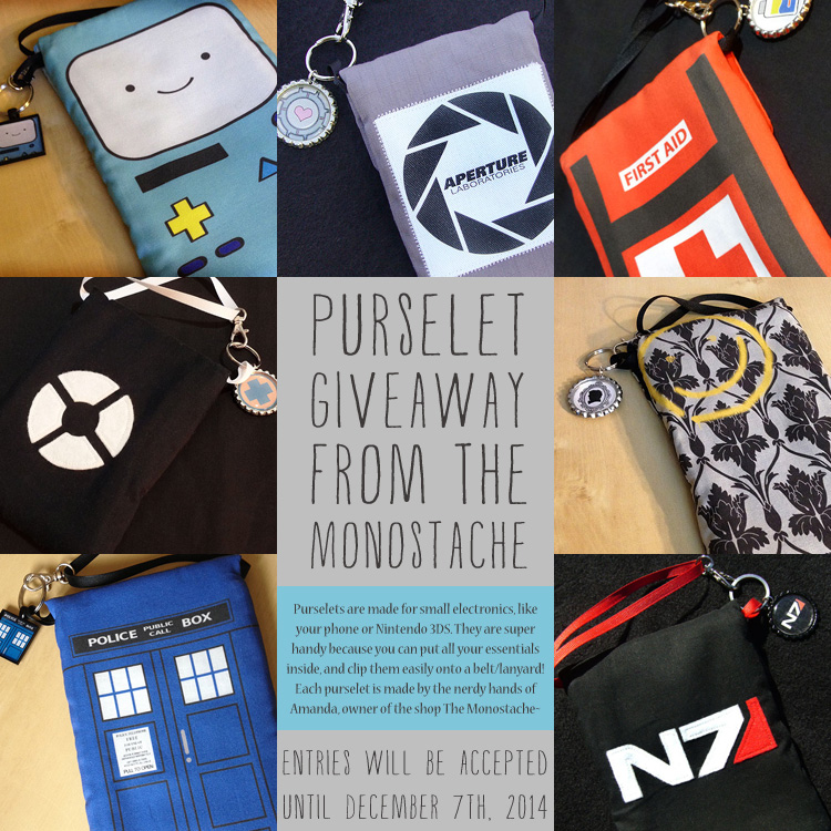 First Purselet Giveaway from the Monostache!